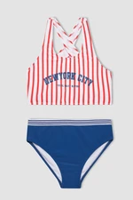 DEFACTO Girl's Printed Bikini Set