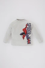 DEFACTO Baby Boy Marvel Comics Crew Neck Combed Cotton Long Sleeve T-Shirt