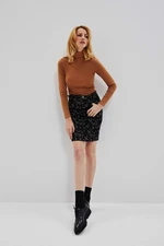 Pencil skirt with print