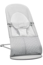 BABYBJÖRN Lehátko Balance Soft Silver White mesh, svetlá konštrukcia