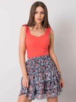 Coral cotton top