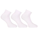 3PACK Socks Nedeto Low Bamboo White