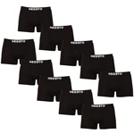 10PACK men's boxers Nedeto black