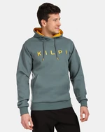 Men's cotton hooded sweatshirt Kilpi SALAMANA-M Dark green