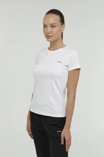 KINETIX W-SN226 BASIC C NECK T-SH WHITE Woman Sleeve T-Sh