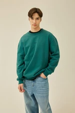 DEFACTO Boxy Fit Crew Neck Printed Sweatshirt