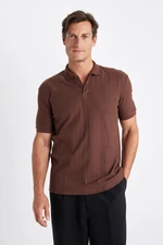 DEFACTO Regular Fit Short Sleeve Knitwear Polo T-Shirt