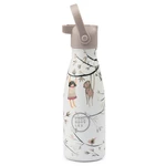 Cool Bottles Dětská nerezová termolahev Kids 3D třívrstvá 260 ml - taupe