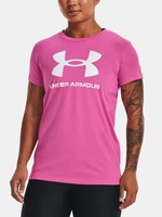 Under Armour UA W Sportstyle Logo SS Triko Růžová