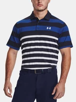 Under Armour UA Playoff 3.0 Stripe Polo triko Modrá