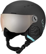 Bollé Quiz Visor Junior Ski Helmet Matte Black/Blue XS (49-52 cm) Lyžiarska prilba