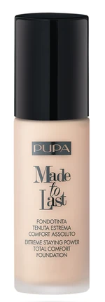 PUPA Milano Dlouhotrvající tekutý make-up SPF 10 Made To Last (Total Comfort Foundation) 30 ml 010 Porcelain