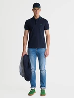 Big Star Man's Polo T-shirt 152358 Blue 403