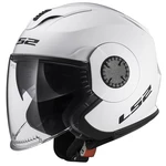 Moto přilba LS2 OF570 Verso Single  Gloss White  M (57-58)