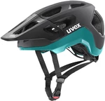 UVEX React Black/Teal Matt 56-59 Cyklistická helma