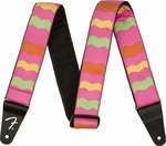 Fender MonoNeon Woven Strap Sangle pour guitare Neon Pink