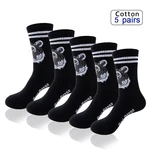 5 Pairs High Quality Men Socks Cotton Breathable Hip-Hop Street Fashion Socks Long Gift Socks Sox Sokken Outdoor Sports Socks