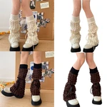 Puff Leg Warmers Harajuku Sweet Lolitas Boot Socks Bow Lace Up Ankle Heap Socks drop shipping