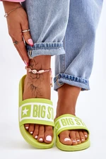 Women's Classic Slippers Big Star LL274742 Lime