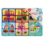 TEDDIES Puzzle magnetické doskové doprava 24m+