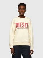 Mikina - Diesel FANGSECOLOGO SWEATSHIRT béžová