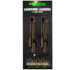 Korda olověná montáž leadcore leader heli safe 1 m 2 ks - gravel