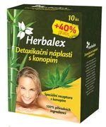 Herbamedicus Detoxikačné náplasti s kanabisom 10 ks + 40% GRATIS