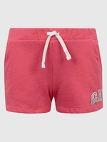 Pink girls' shorts logo GAP