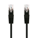 Kabel C-TECH CB-PP5-2BK patchcord Cat5e, UTP, černý, 2m