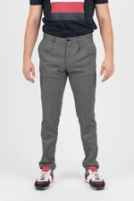 Trousers - TOMMY HILFIGER STRAIGHT CHINO MOULINE TWILL grey