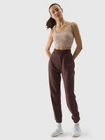 Women's jogger sweatpants 4F - brown