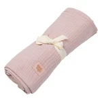 Różowy muślinowy kocyk dziecięcy 100x100 cm Baby Pink – Moi Mili