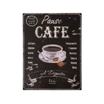 Metalowa tabliczka 25x33 cm Pause Café – Antic Line