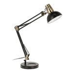 Czarna lampa stołowa z metalowym kloszem (wys. 84 cm) Kristine – Kave Home