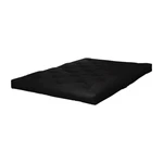 Czarny średnio twardy materac futon 90x200 cm Comfort Black – Karup Design