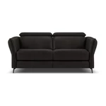 Czarna skórzana sofa 103 cm Hubble – Windsor & Co Sofas