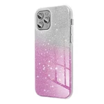 Zadní kryt Shining Case pro Samsung Galaxy A55 5G, čirá růžová