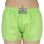 Kids shorts Styx classic rubber green