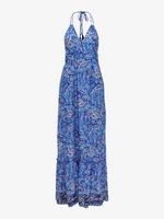 Women's blue patterned maxi dress ONLY Veneda