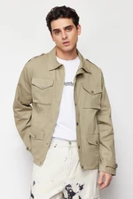 Trendyol Khaki Regular Fit Gabardine Jacket