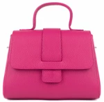 SEGALI Dámska kožená crossbody kabelka Rosy Fuchsia