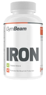 GymBeam Iron, bez príchute 120 kapsúl