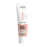 NAÏF Ochranný krém na opalování pro děti a miminka bez parfemace SPF 50 Baby & Kids (Mineral Sunscreen 0% Parfume) 100 ml