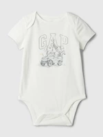 White baby bodysuit made of GAP organic cotton