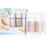 essie mini triopack summer sada lakov na nechty ballet slippers, topless and barefoot, marshmallow odtieň