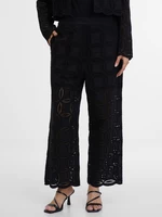 Black women's patterned trousers ORSAY