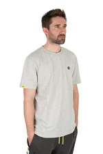 Matrix tričko large logo t-shirt marl grey lime - s