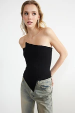 Trendyol Black Woven Body Fitted Bustier