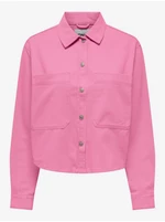 Pink Women's Denim Jacket ONLY Drew