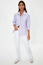 Trendyol Quickly Loose Fit Cotton Woven Shirt